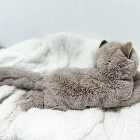 Douglas Cuddle Toy Gray Cat Plush 18” Stuffed Animal – Soft Floppy Kitty - Picture 5 of 8